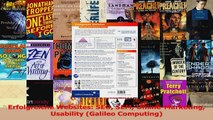 Download  Erfolgreiche Websites SEO SEM OnlineMarketing Usability Galileo Computing PDF Online