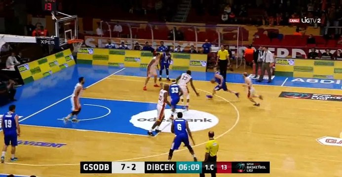 BSL 11. Hafta | Galatasaray Odeabank-Demir İnşaat Büyükçekmece İlk Yarı