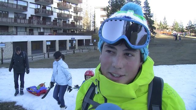 D!CI TV : Le sourire des vacanciers malgré le manque de neige à Praloup