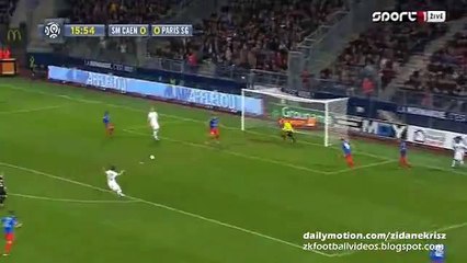 Ángel Di María Goal - Caen 0 - 1 PSG 19.12.2015 HD