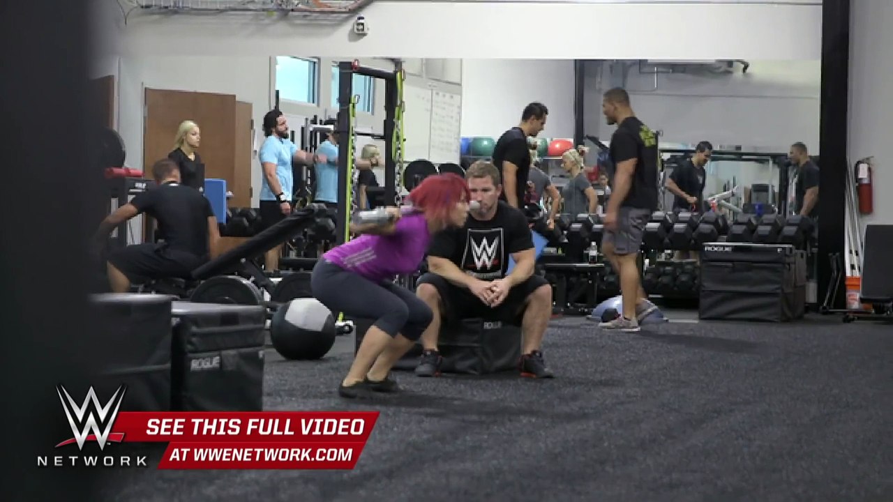 Bayley sits down with Coach Amato for her performance review  WWE Breaking Ground, Dec. 14, 2015