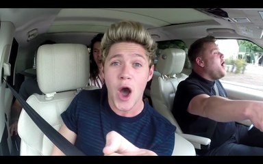 One Direction Singing "What Makes You Beautiful" in car