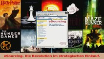 Download  eSourcing Die Revolution im strategischen Einkauf PDF Frei