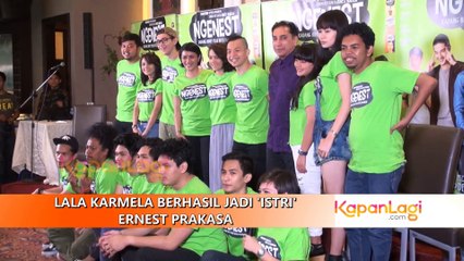 Lala Karmela Berhasil Jadi ‘Istri’ Ernest Prakasa