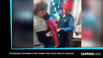 L’étonnante technique d’une femme pour voler dans un magasin (vidéo)