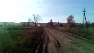 Un pilote de tank russe éméché au volant