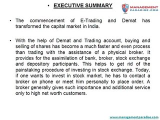 Objectives and Scope of Demat Account and Online Trading