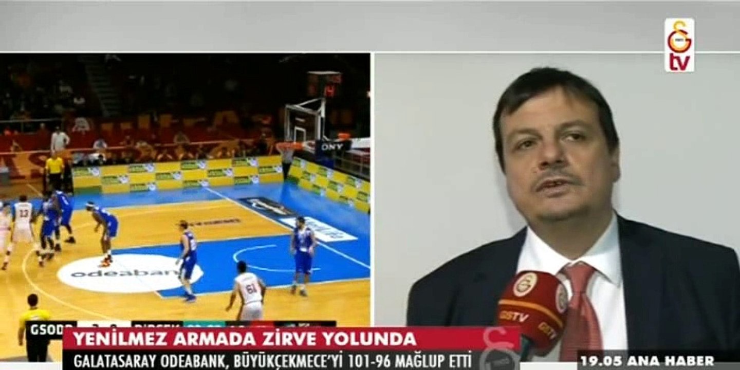 Galatasaray Odeabank - Büyükçekmece 101-96 | Maç sonu Ergin Ataman'ın açıklamaları (19 Aralık 2015)
