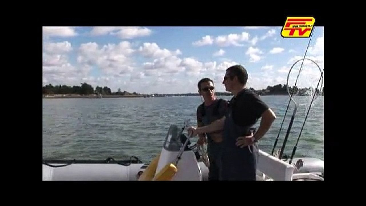 Pêche du  Bar - les parcs à huitres