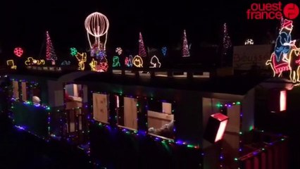 Illuminations de Noël chez Marcel Dardenne