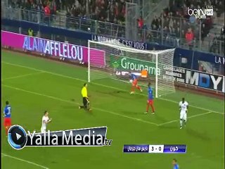 اهداف مباراة ( كان 0-3 باريس سان جيرمان ) الدورى الفرنسى