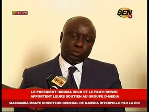Idrissa Seck se rend au Groupe de D Médias