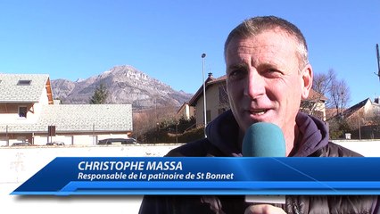 DICI TV - Ouverture de la nouvelle patinoire à saint-Bonnet en Champsaur
