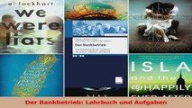 Lesen  Der Bankbetrieb Lehrbuch und Aufgaben PDF Frei