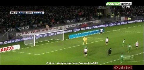 Pereiro SECOND Goal _ PSV Eindhoven 2-0 PEC Zwolle - 19.12.2015 HD