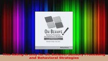 Oh Behave Sensory Processing and Behavioral Strategies Read Online