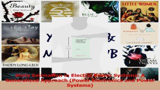 PDF Download  State Estimation in Electric Power Systems A Generalized Approach Power Electronics and PDF Online