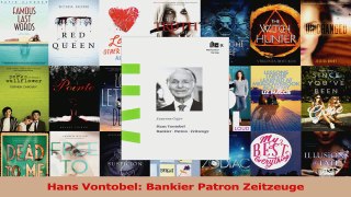 Lesen  Hans Vontobel Bankier Patron Zeitzeuge PDF Online