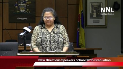 Amelia Meeseetawageesic Wynn Speakers School Graduation 2015