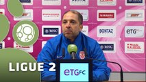 Conférence de presse Evian TG FC - AS Nancy Lorraine (0-1) : Safet SUSIC (EVIAN) - Pablo  CORREA (ASNL) - 2015/2016