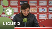 Conférence de presse Stade Brestois 29 - Clermont Foot (1-2) : Alex  DUPONT (BREST) - Corinne DIACRE (CF63) - 2015/2016