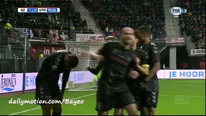 Haller Goal - AZ Alkmaar 1 -2 Utrecht - 19-12-2015 Eredivisie