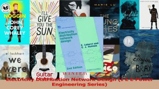 PDF Download  Electricity Distribution Network Design I E E Power Engineering Series Download Full Ebook
