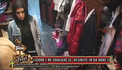 Farma 6-Tamara Haos Napravila  Jeleni Golubovic  u Štali -19-12-2015
