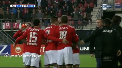 All Goals HD - AZ Alkmaar 2-2 Utrecht - 19-12-2015 Eredivisie