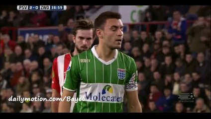 Bram van Polen Goal - PSV 2-1 Zwolle - 19-12-2015 Eredivisie