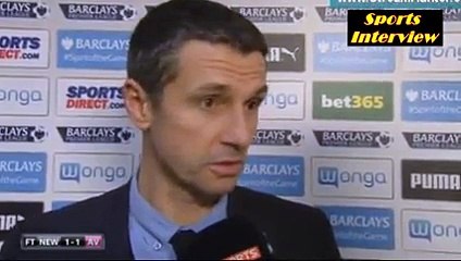 Newcastle United 1-1 Aston Villa - Remi Garde Post Match Interview