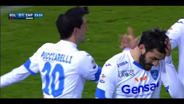 Manuel Pucciarelli Goal - Bologna 0-1 Empoli - 19-12-2015