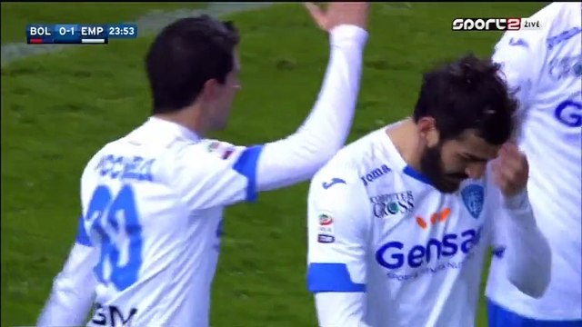 0-1 Manuel Pucciarelli Goal Italy Serie A - 19.12.2015, Bologna FC 0-1 Empoli FC