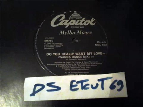 MELBA MOORE -DO YOU REALLY WANT MY LOVE-(WANNA DANCE MIX)(RIP ETCUT)CAPITOL REC 90