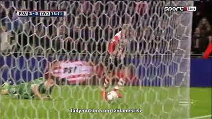 De Jong GOAL PSV Eindhoven 3 - 2 PEC Zwolle | Eredivisie 2015