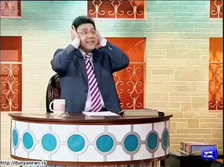 Funny reaction of Azizi on Imran khan gave credit to Nawaz shareen on success of Zarb e Azab