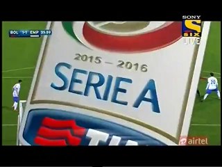 Franco Brienza SUPER Equalizer Goal _ Bologna 1-1 Empoli - 19.12.2015 HD