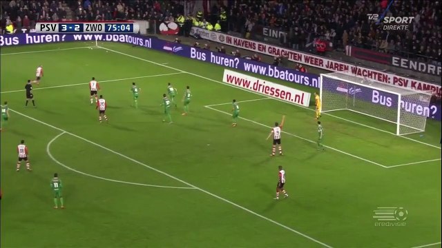 3-2 Luuk de Jong Goal Holland Eredivisie - 19.12.2015, PSV Eindhoven 3-2 PEC Zwolle