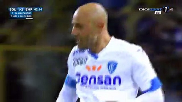 Massimo Maccarone Goal - Bologna 1-2 Empoli - 19-12-2015