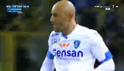 Massimo Maccarone Goal - Bologna 1-2 Empoli ( crazy match - 19-12-2015