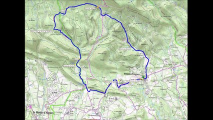 84 Peypin d'Aigues, La source du Mirail, le sentier de Mikaëlle et Font-Joyeuse