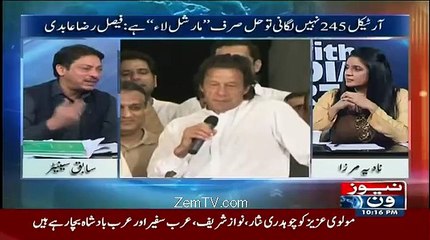 Faisal Raza Abidi Ne Imran Khan Ka Saath Kion Chor Diya