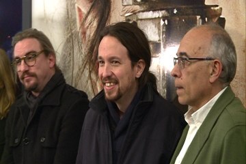Iglesias (Podemos) acude a la proyección de 'Star Wars'
