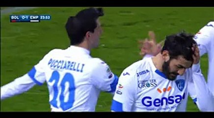 Manuel Pucciarelli Goal - Bologna 0-1 Empoli - 19-12-2015 -