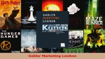 Lesen  Gabler Marketing Lexikon Ebook Frei