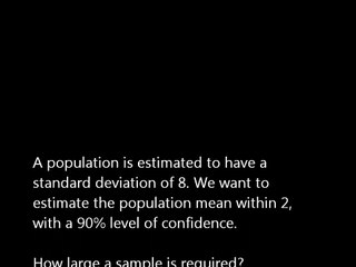 A population is estimated to have_ns
