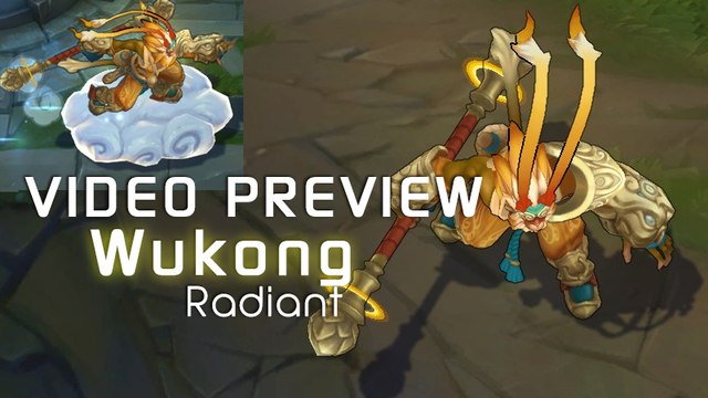 Radiant Wukong Aperçu Skin League of Legends
