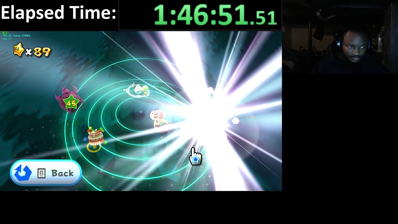 Super Luigi Galaxy (PC) Dolphin Emulator 4.0-5616 Walkthrough #7 - Part 8 with XSplit Broadcaster - 1080p 60 HD