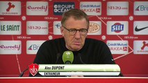Réaction d'Alex Dupont après Stade Brestois 29 - Clermont Foot 63