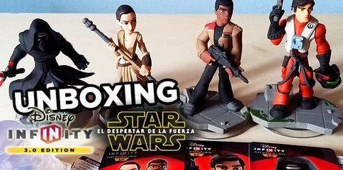 Unboxing de los protagonistas de Star Wars Disney Infinity 3.0